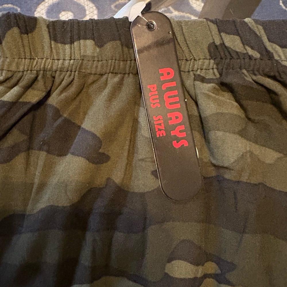 Always Green and Black Joggers with Elastic Waistband